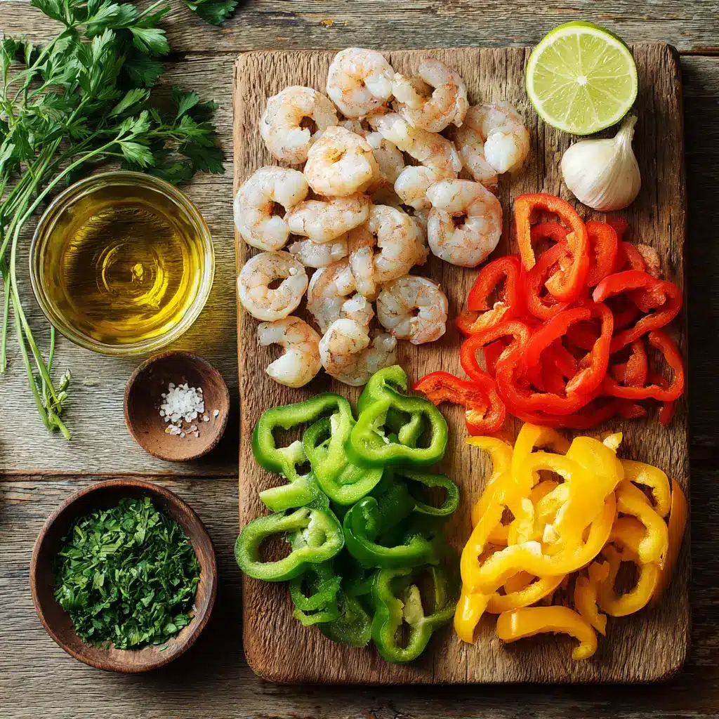 Shrimp and Bell Pepper Recipes: 6 Protein-Packed That Energize 3 Fresh shrimp and bell pepper cooking ingredients