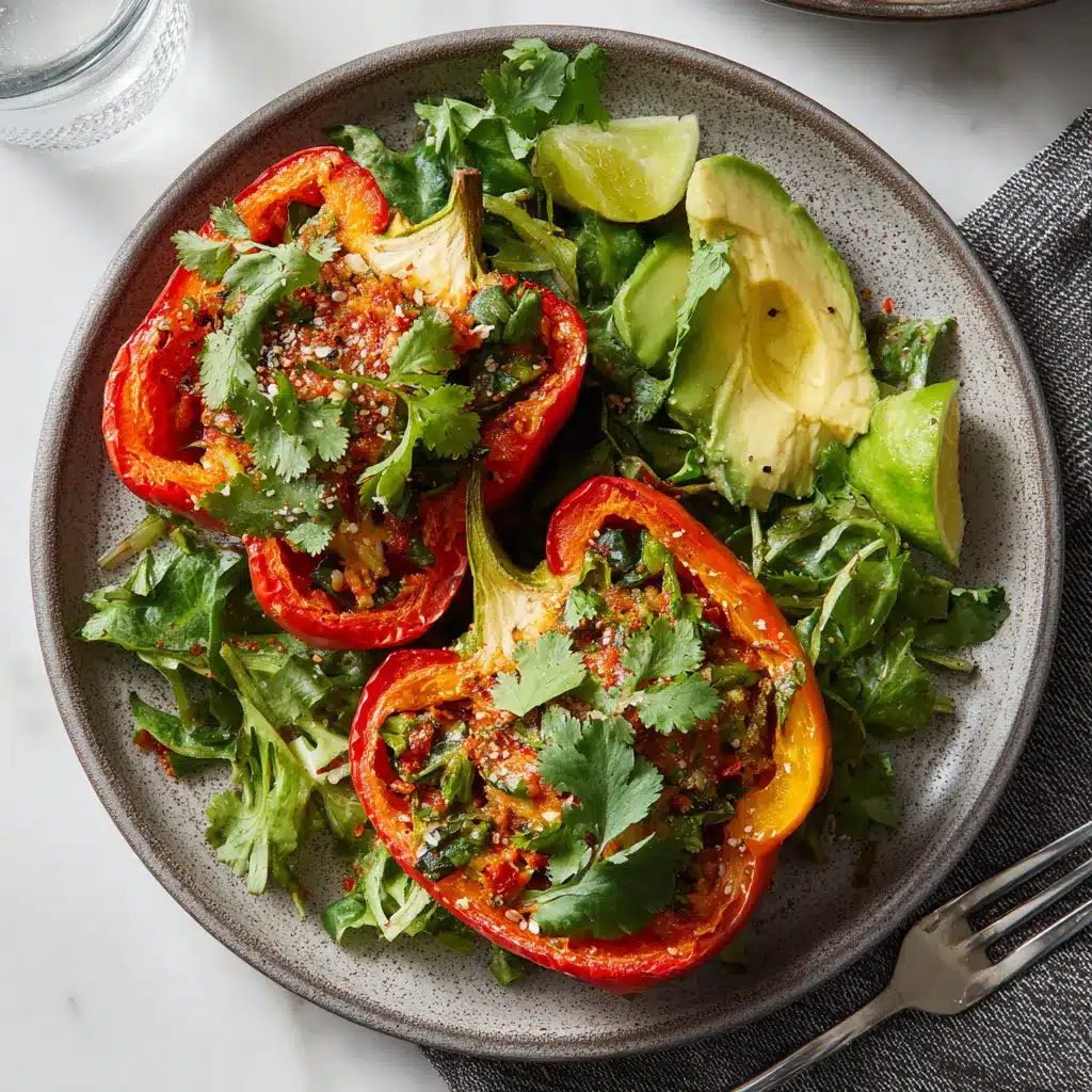 Stuffed Bell Pepper Without Rice Offers 4 Guilt-free Meals Full Of Warmth 5 Stuffed bell peppers served with fresh toppings