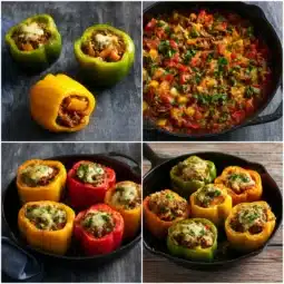 Stuffed Bell Pepper Without Rice Offers 4 Guilt-free Meals Full Of Warmth 4 Step-by-step stuffed bell pepper recipe process