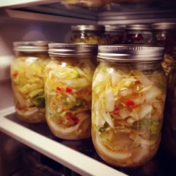 Cabbage Fat-Burning Soup that melts belly fat and boosts your energy -305Cal 4 meal prepped cabbage fat-burning soup jars