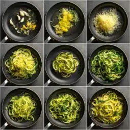 Frozen Zucchini Noodles: 5 Surprising Benefits That Will Uplift Your Meals 4 Step-by-step frozen zucchini noodle recipe in one image