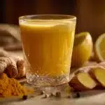 Ginger turmeric shots recipe for weight loss and anti-inflammation