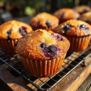 Keto Blueberry Muffins Bursting With Unforgettable Morning Magic With Only 110 Calories 4 Keto blueberry muffins on parchment paper with one cut open to show fluffy blueberry-filled texture