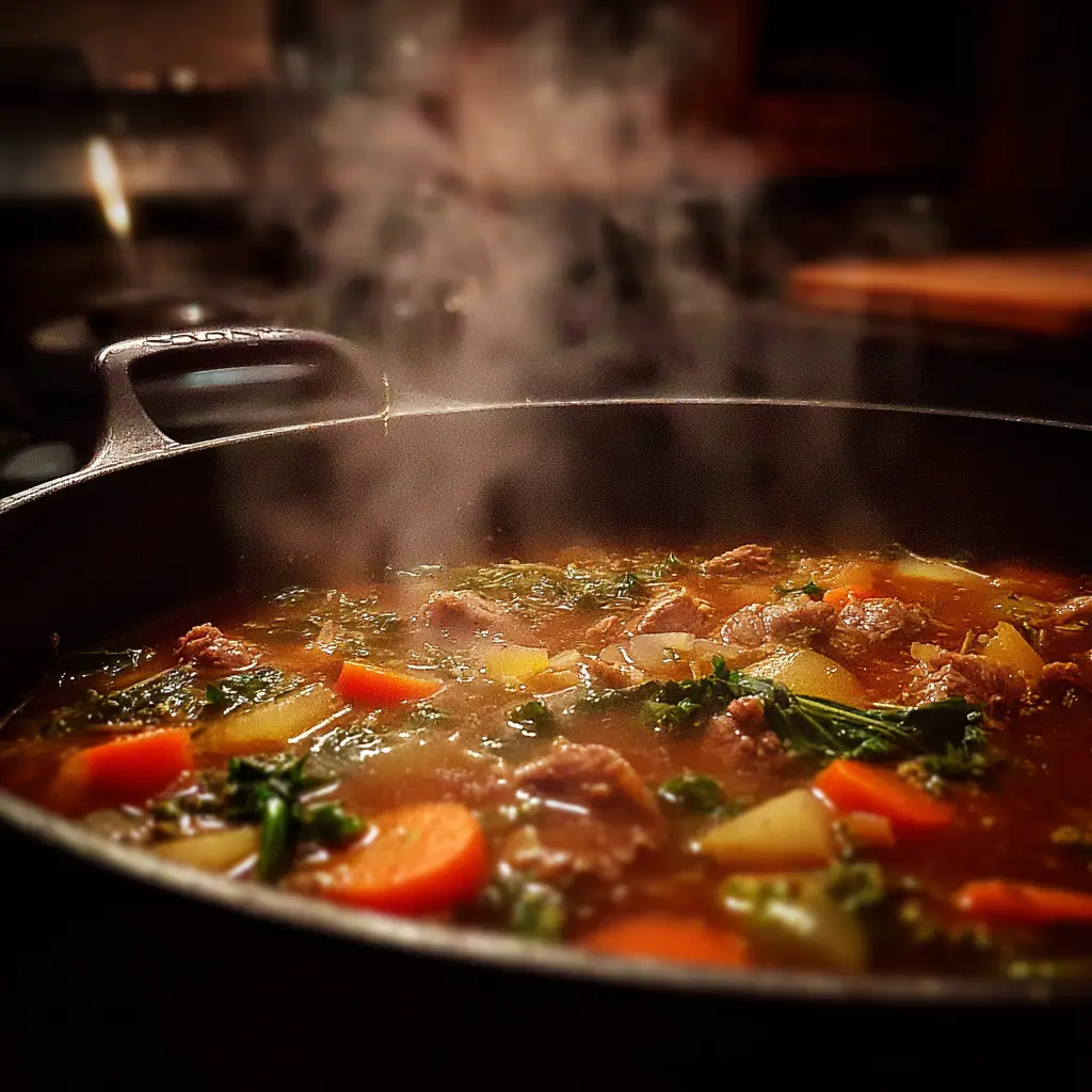 Low Calorie Beef Vegetable Soup Delivers 268 Energizing Calories In A Bold Bowl That Heals And Satisfies 2 low calorie beef vegetable soup simmering in pot